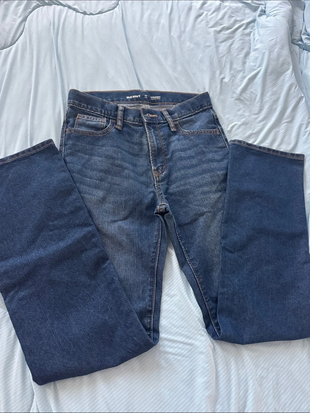 Kids Classic Dark Wash Straight-Leg Jeans